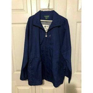 VINTAGE WIMBLEDON NAVY BLUE WINDBREAKER - MEN'S SIZE M - NWT